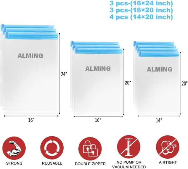 51cgnYMnNL._AC_SL1000_ 10 Pack Space Saver Bags, Blue