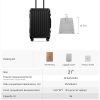 61Jh97UNj2L._AC_SL1500_ Zipperless Hard Shell Carry-On Spinner Suitcase