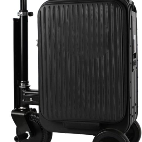 61QUM0tpfqL._AC_SL1500_ Smart Rideable Suitcase, One-Button Fold