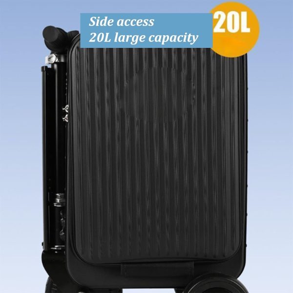 61ZUNI2oRLL._AC_SL1500_ Smart Rideable Suitcase, One-Button Fold