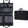 61cg0Rb08mL._AC_SL1500_ Hanging Travel Closet Organizer Bag, Black
