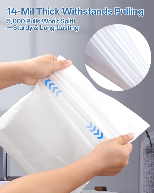 61kN9PWmvLL._AC_SL1500_ Transparent Waterproof Travel Shoe Bags, 6 Pack