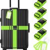 714OqL2LhYL._AC_SL1191_ Luggage Straps & Tags Set, 4+4