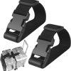 Adjustable Luggage Straps for Suitcases, Black