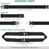 Adjustable Luggage Straps for Suitcases, Black
