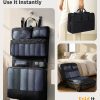 719Et3CHQSL._AC_SL1500_ Hanging Travel Closet Organizer Bag, Black