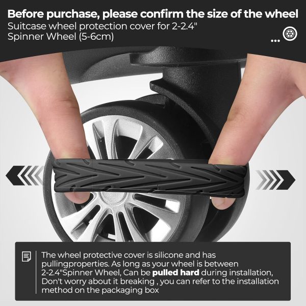 71JPgImlYnL._AC_SL1500_ 8pc Silicone Luggage Wheel Covers Black
