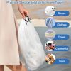 71O7V3uH4YL._AC_SL1500_ Transparent Waterproof Travel Shoe Bags, 6 Pack
