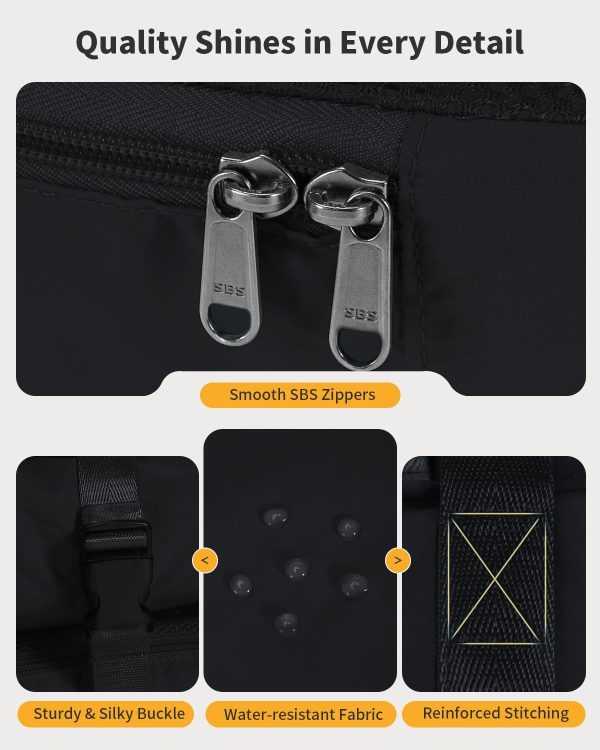 71dFU9JMo7L._AC_SL1500_ Hanging Travel Closet Organizer Bag, Black