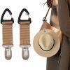 2 Pack Elastic Hat Clip for Travel