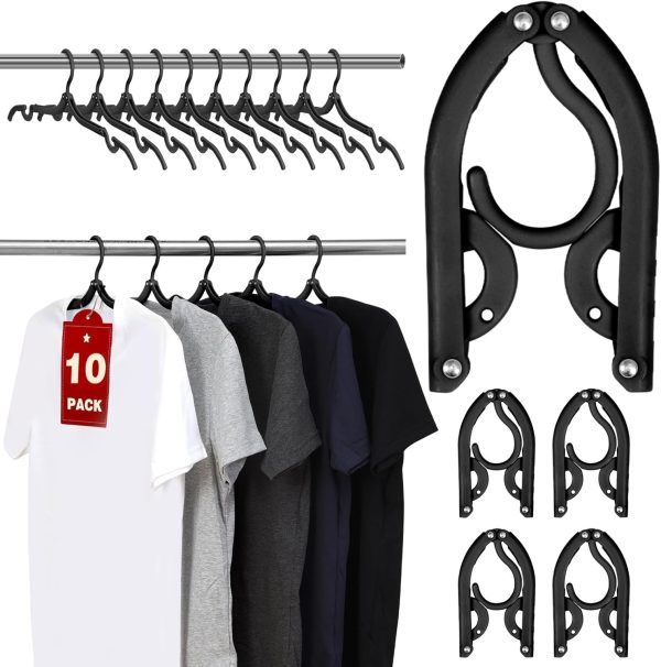 71m2MXfQiiL._AC_SL1500_ Foldable Travel Hangers, 10 Pack, Black