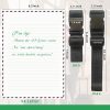Adjustable Luggage Straps for Suitcases, Black
