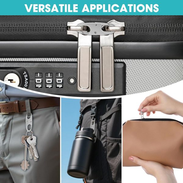 8-Pack Double Opening Zipper Clips