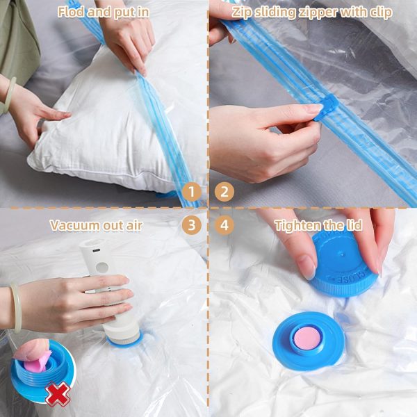 815BNYUvxZL._AC_SL1500_ 6 Pack Rechargeable Vacuum Storage Bags