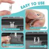 8-Pack Double Opening Zipper Clips