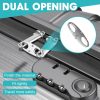8-Pack Double Opening Zipper Clips