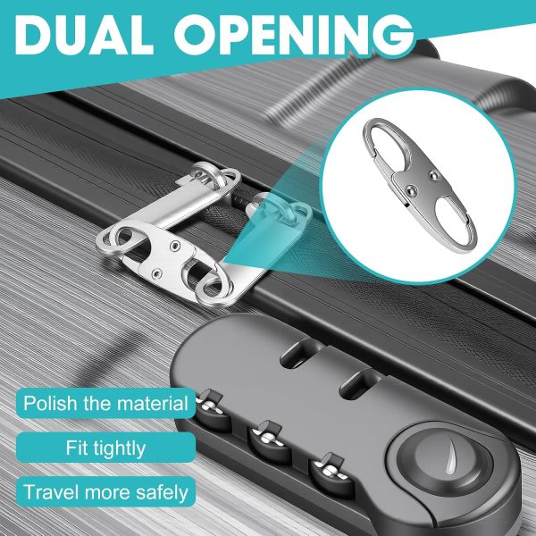 8-Pack Double Opening Zipper Clips