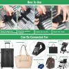 Adjustable Luggage Straps for Suitcases, Black
