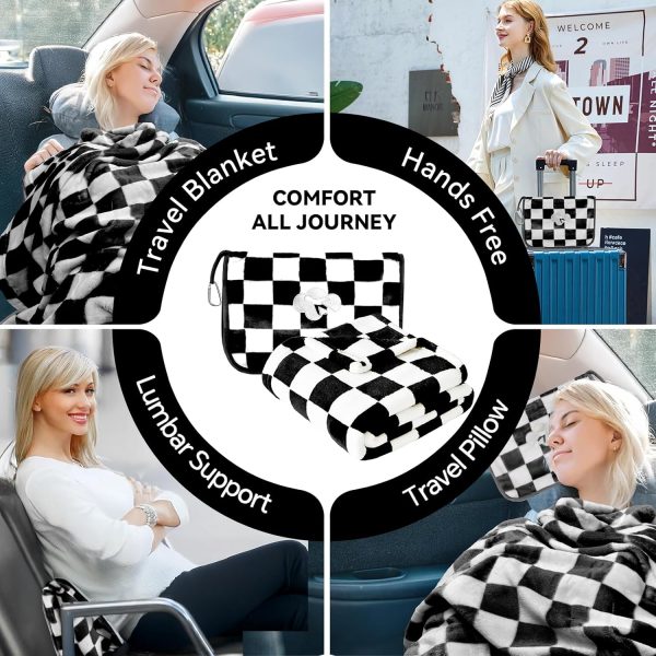 81dD6M2Ds7L._AC_SL1500_ Compact 2-in-1 Travel Blanket Pillow Set